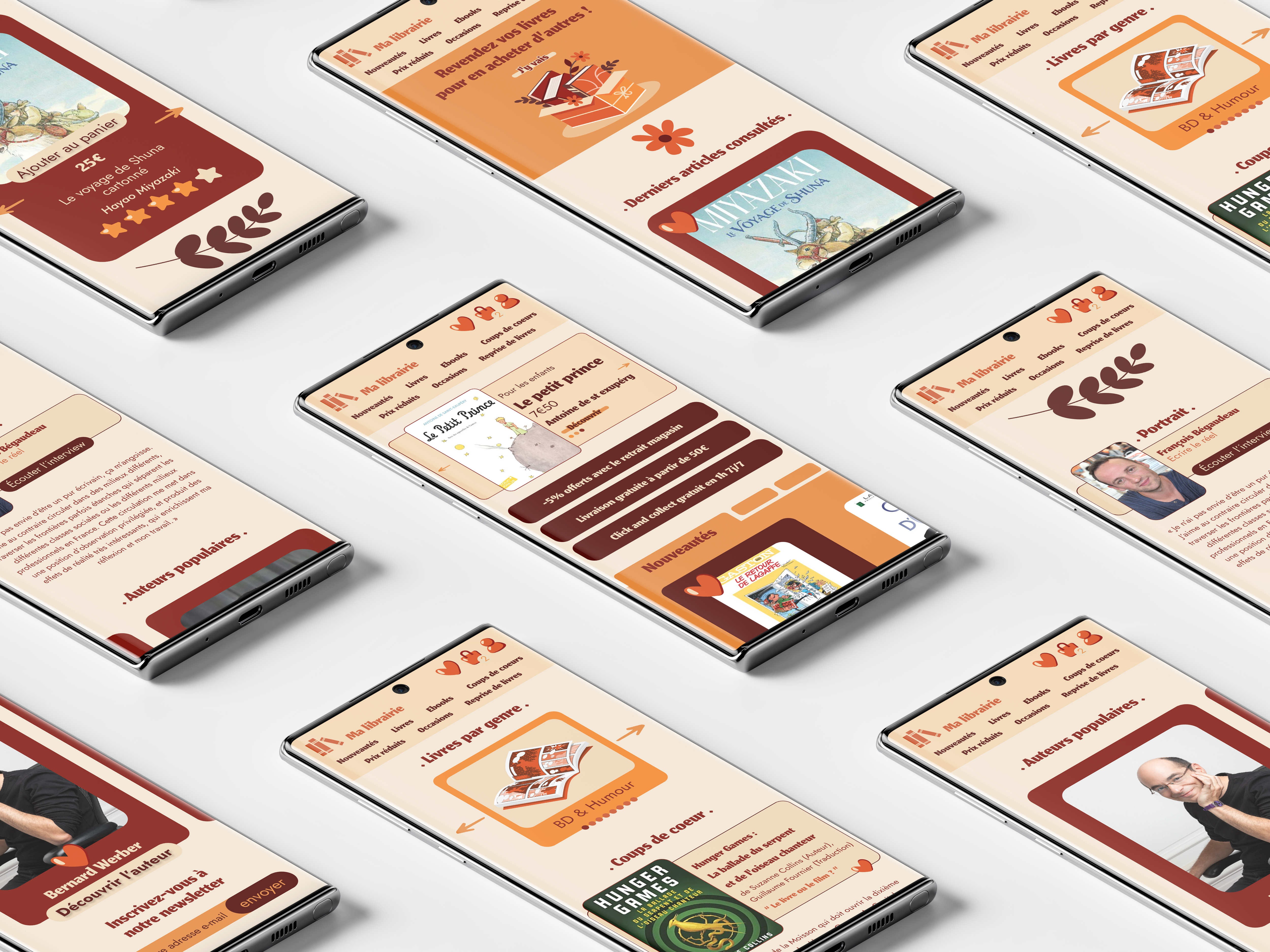 Mockup librairie